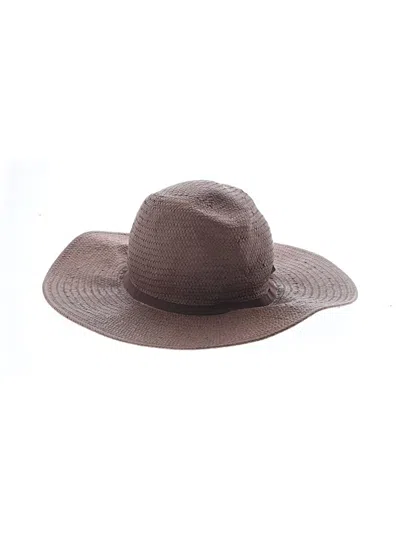 Pre-owned Brixton Sun Hat In Brown