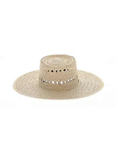 Pre-owned Brixton Sun Hat In Ivory