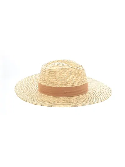 Pre-owned Brixton Sun Hat In Tan