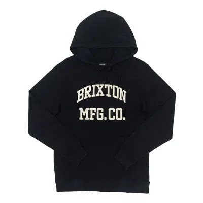 Brixton Varsity Broken Hoodie In Black