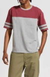 Brixton Varsity Football Heavyweight T-shirt In Multi