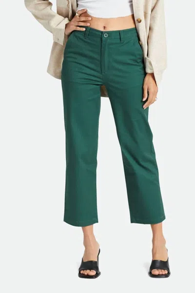 Brixton Victory Pants In Pine Needle In Green