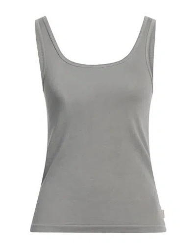 Brixton Woman Tank Top Grey Size M Organic Cotton
