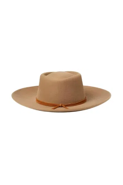 Brixton Women's Convertabrim Wool Fedora In Brown In Neutral