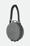 Brixton Done Proper Wide Brim Hat Travel Case In Grey