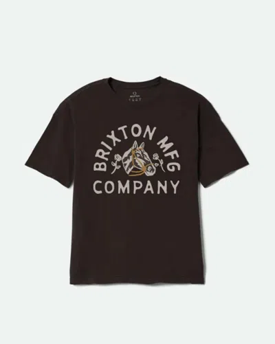 Brixton Women's Trophy Horse Oversized Boyfriend T-shirt In Brown