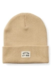 Brixton Woodburn Watch Cap Beanie In Biscotti
