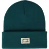 Brixton Woodburn Watch Cap Beanie In Green