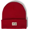 Brixton Woodburn Watch Cap Beanie In Red