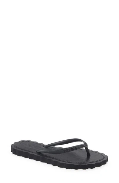 Brizza Cookie Cutter Flip Flop In Black