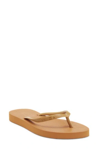 Brizza Flip Flop In Animal Print