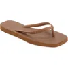 Brizza Flip Flop In Animal Print