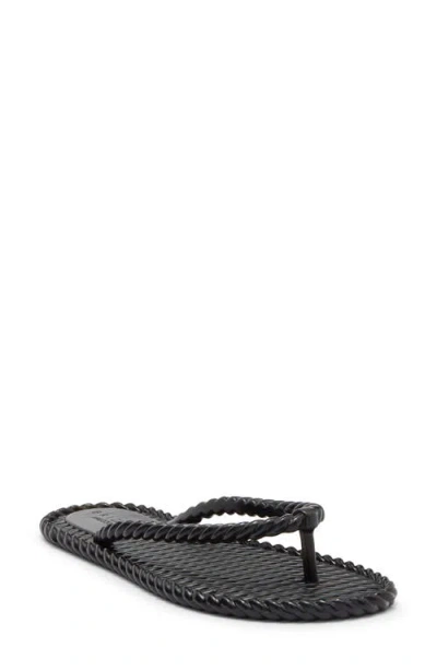 Brizza Jelly Flip Flop In Black