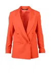 Brizzi Stretch Jacket - Orange In Red