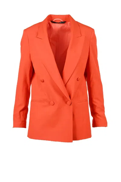 Brizzi Stretch Jacket - Orange In Red