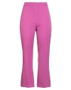 Brizzi Woman Pants Fuchsia Size 10 Polyester, Elastane In Pink