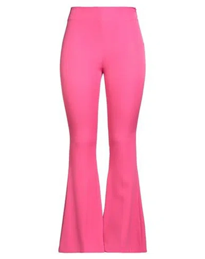 Brizzi Woman Pants Fuchsia Size 10 Polyester, Elastane In Pink