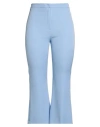 Brizzi Woman Pants Light Blue Size 4 Polyester, Elastane In Blue