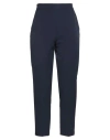 Brizzi Woman Pants Navy Size 10 Polyester, Elastane In Blue