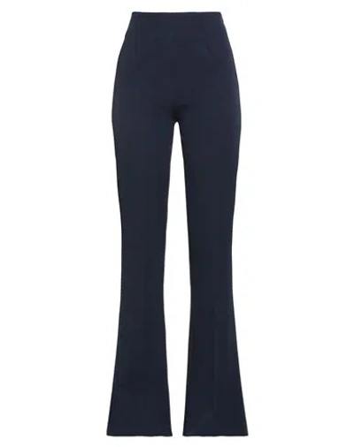 Brizzi Woman Pants Navy Size 6 Polyester, Elastane In Blue
