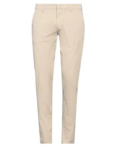 Bro-ship Bro Ship Man Pants Beige Size 31 Cotton, Tencel, Elastane