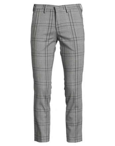 Bro-ship Bro Ship Man Pants Charcoal Size 32 Polyester, Viscose, Elastane In Gray