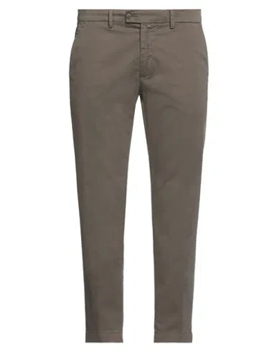Bro-ship Bro Ship Man Pants Military Green Size 42 Cotton, Elastane
