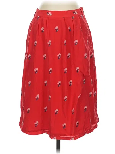 Pre-owned Broadway & Broome Casual Skirt In Red