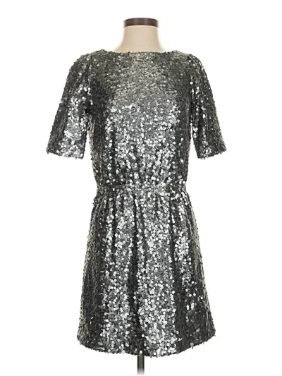 Pre-owned Broadway & Broome Cocktail Dress In Silver