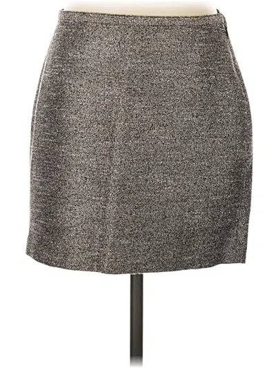 Pre-owned Broadway & Broome Formal Skirt In Gray