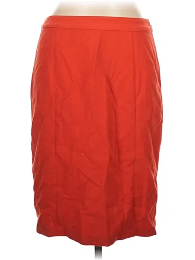 Pre-owned Broadway & Broome Formal Skirt In Red