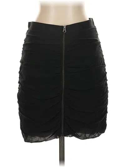 Pre-owned Broadway & Broome Silk Skirt In Black
