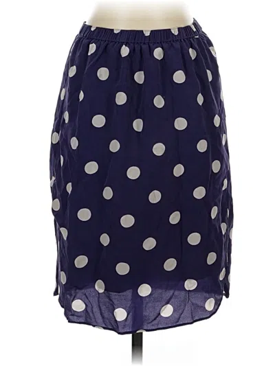 Pre-owned Broadway & Broome Silk Skirt In Blue