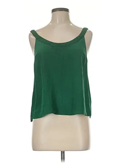 Pre-owned Broadway & Broome Tank Top Green Strapless Neckline Tops