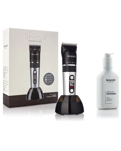 Brocchi For Men Brocchi Digital Hair Trimmer & Shave Lotion In Transparent