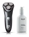 Brocchi For Men Men's Smoothedge Triple Action Razor & Shaving Lotion