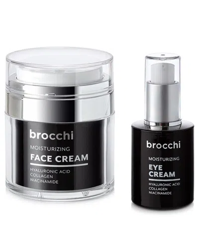 Brocchi For Men Sebastian Brocchi Men's Hyaluronic Acid Face & Eye Cream 2pc Set In Transparent