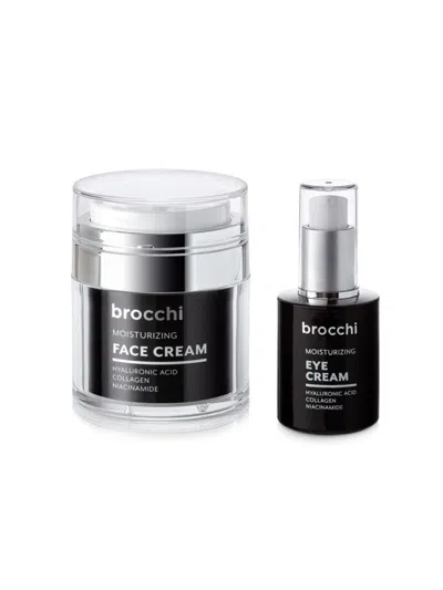 Brocchi Women's 2-piece Hyaluronic Acid Face & Eye Cream Set In Black