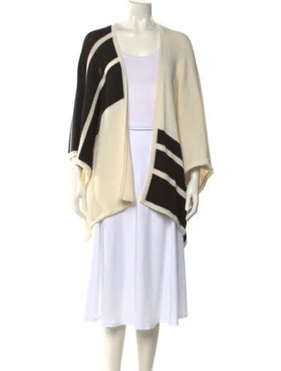 Pre-owned Brochu Walker Alpaca Striped Sweater In Black