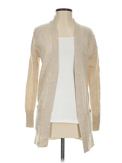 Pre-owned Brochu Walker Cashmere Cardigan Sweater In Brown