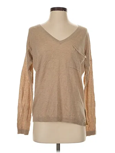 Pre-owned Brochu Walker Cashmere Pullover Sweater In Brown