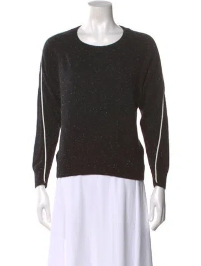 Pre-owned Brochu Walker Cashmere Scoop Neck Sweater In Multi