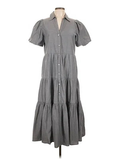 Pre-owned Brochu Walker Casual Dress In Gray