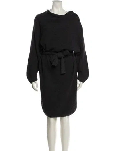 Pre-owned Brochu Walker Cowl Neck Knee-length Dress W/ Tags In Blue