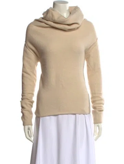 Pre-owned Brochu Walker Cowl Neck Sweater In Neutral