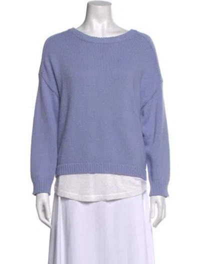 Pre-owned Brochu Walker Crew Neck Sweater In Blue
