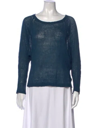 Pre-owned Brochu Walker Crew Neck Sweater In Blue
