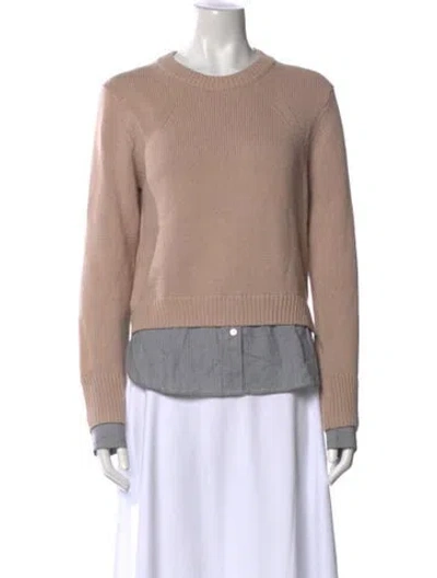 Pre-owned Brochu Walker Crew Neck Sweater In Brown