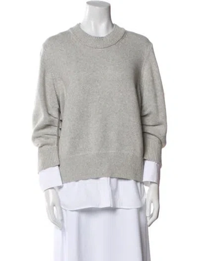 Pre-owned Brochu Walker Crew Neck Sweater In Gray