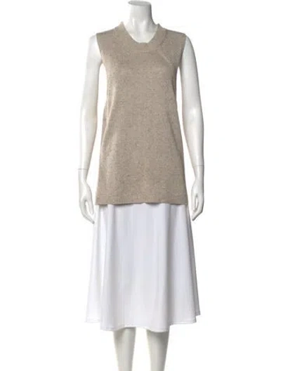 Pre-owned Brochu Walker Crew Neck Sweater In Neutral